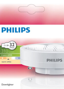 Philips DOWNLIGHTER GX53 8W 827 Kompakte Energiesparlampe warmweiß KEIN LED